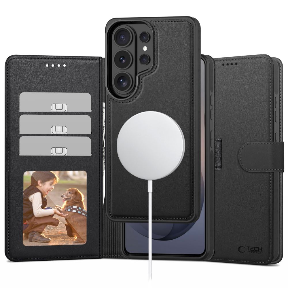 TECH-PROTECT WALLET MAGSAFE futrola 2u1 za Samsung Galaxy S26 Ultra 5G BLACK