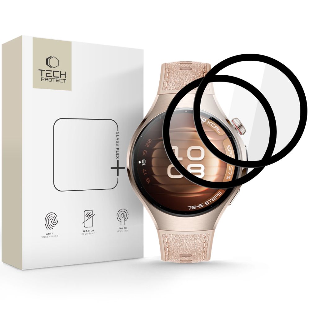 TECH-PROTECT GLASS FLEX+ 2-PACK Staklo za Huawei Watch 5 46mm