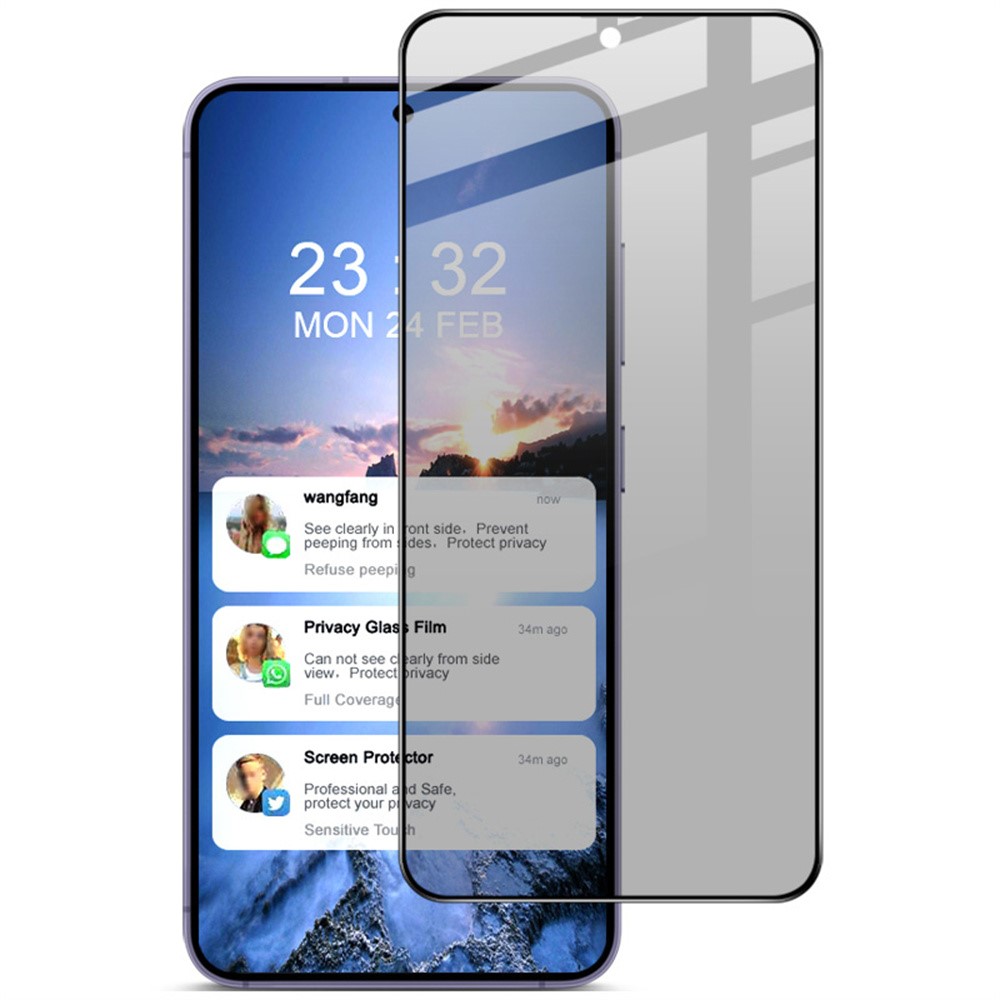 IMAK 3D PRIVACY Kaljeno zaštitno staklo za Samsung Galaxy S25 Edge