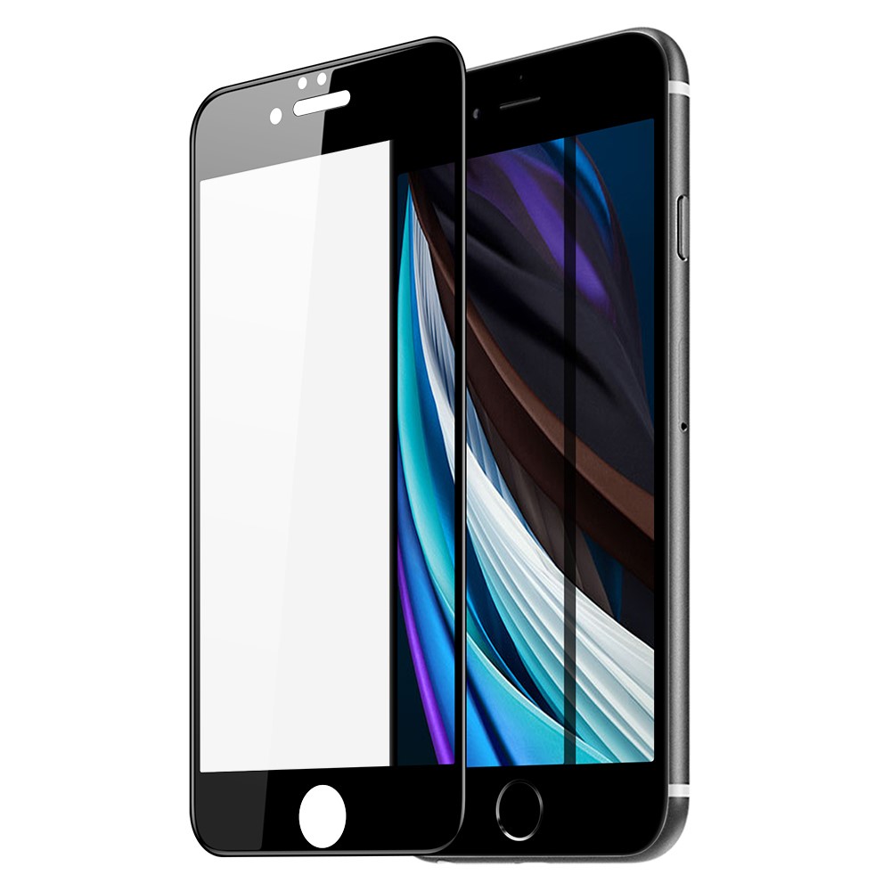 DUX 3D Kaljeno zaštitno staklo za Apple iPhone SE 2022 / SE 2020 / 8 / 7 crno