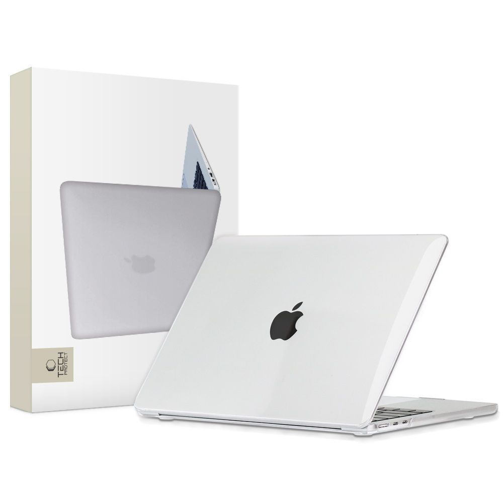 TECH-PROTECT SMARTSHELL Futrola za Macbook Air 13 (M2 / M3 / M4 / M5) CRYSTAL CLEAR