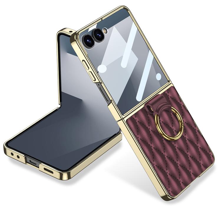 GKK NIKKI Maskica s držačem Samsung Galaxy Z Flip7 5G bordo
