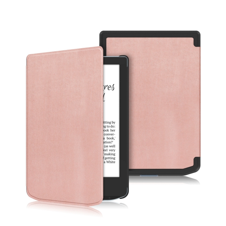 LEATHER Preklopna maskica za PocketBook Verse Pro ROSE GOLD