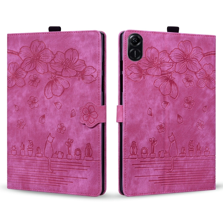 ART FLOWER Preklopna torbica za Honor Pad X8a / Honor Pad X8b roza