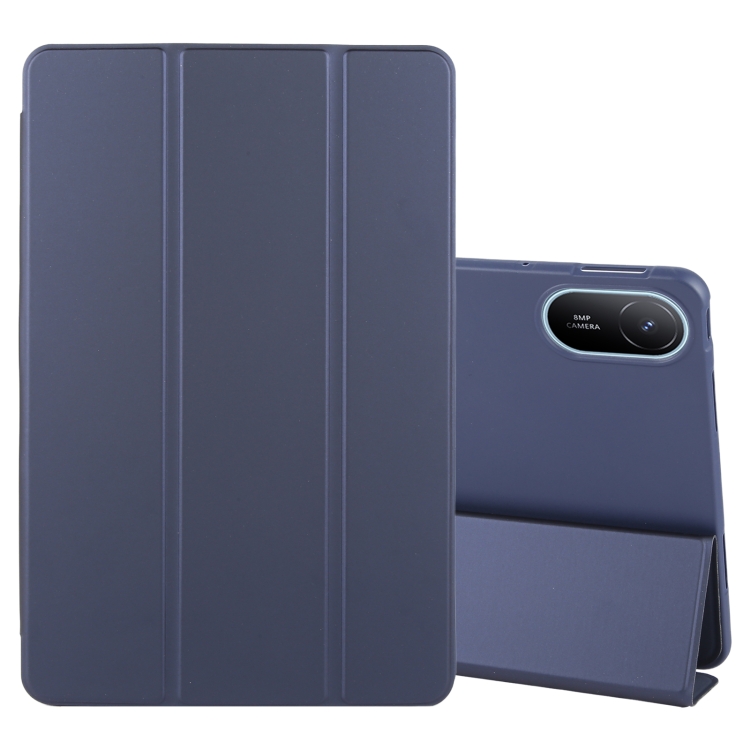 LEATHER Preklopna futrola za Huawei MatePad SE 11 2024 tamnoplava