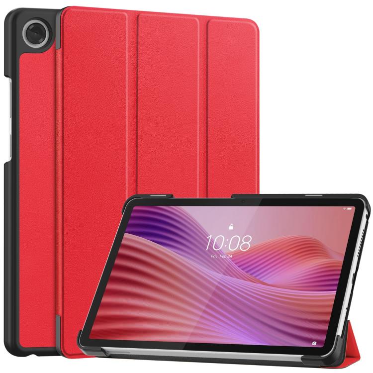 LEATHER Preklopna maskica za Lenovo Tab One / Lenovo Tab K9 crvena