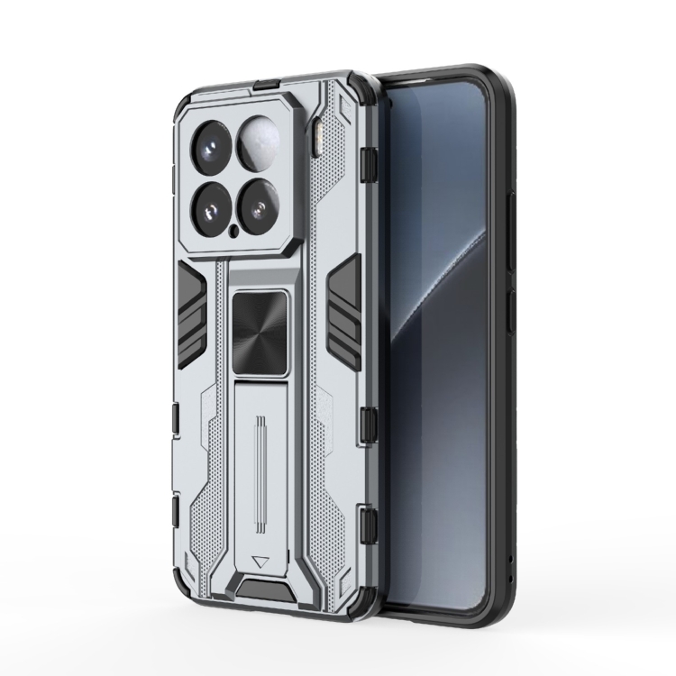 SUPERSONIC Zaštitna torbica sa postoljem za Xiaomi 15 siva