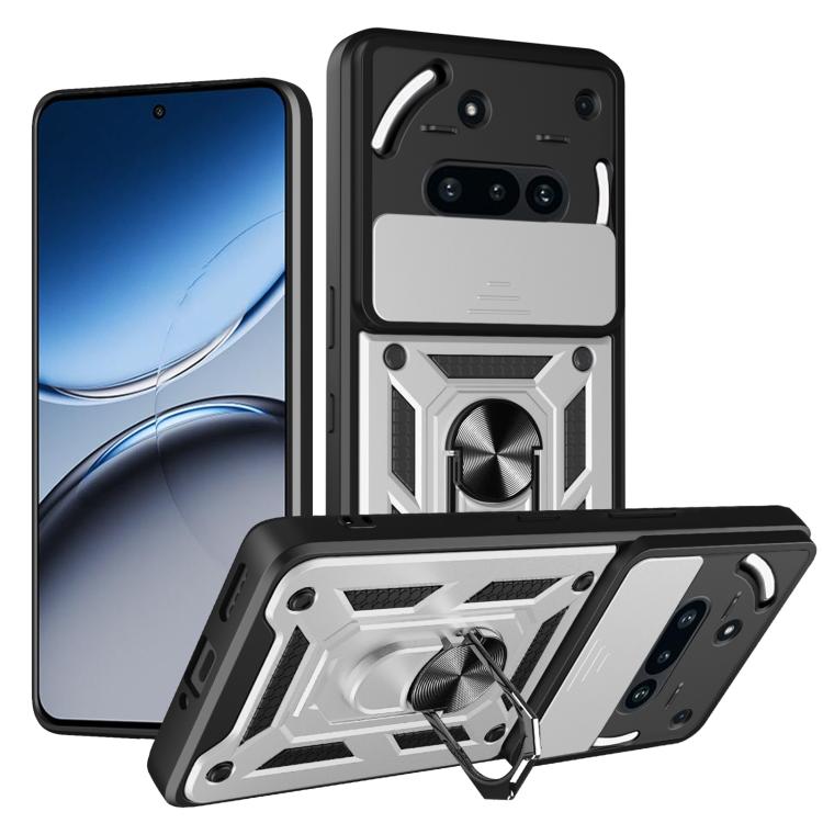 RING KAMERA Poklopac s držačem za Nothing Phone (3a) srebr