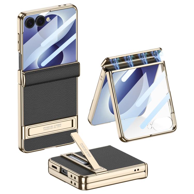 GKK TRIUMPH Zaštitna maskica sa stalkom za Samsung Galaxy Z Flip8 crna