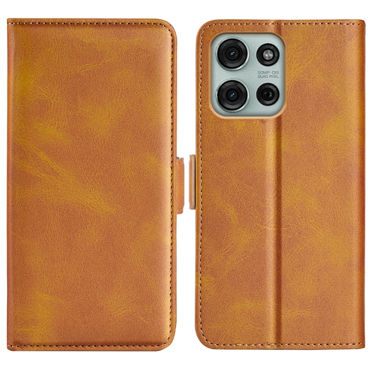 SIDE Torbica za novčanik za Motorola Moto G75 5G svijetlosmeđa