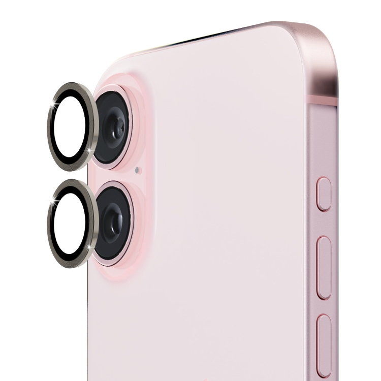 ENKAY ALU Staklo kamere Apple iPhone 16 / 16 Plus sivo