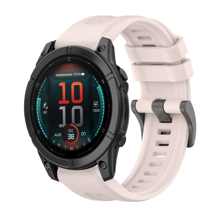 SILICONE Zamjenjivi remen za Garmin Fenix E 47mm svijetlo ružičasti