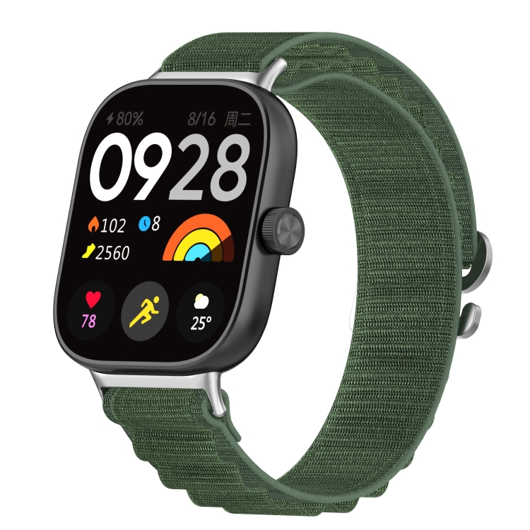 NYLON Zamjenjivi remen za Xiaomi Redmi Watch 5 zeleni