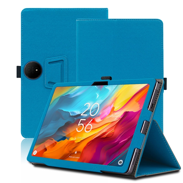 LEATHER Flip case za TCL NxtPaper 14 svijetloplava