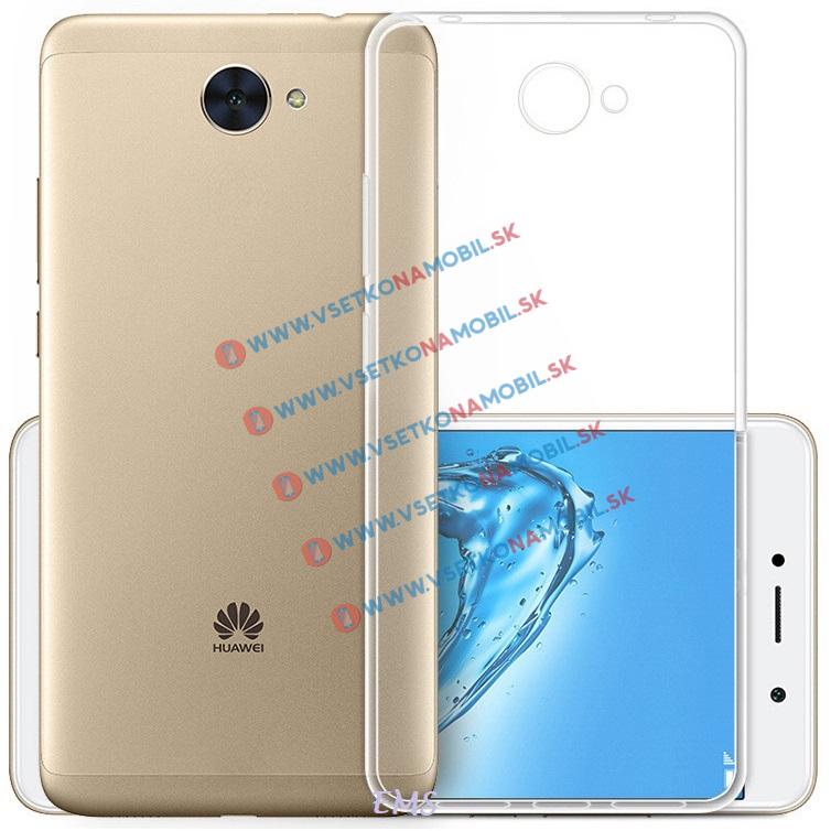 Silikónový obal Huawei Y7 priehľadný