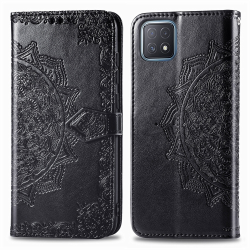 ART Navlaka za novčanik OPPO A52 ORNAMENT crna