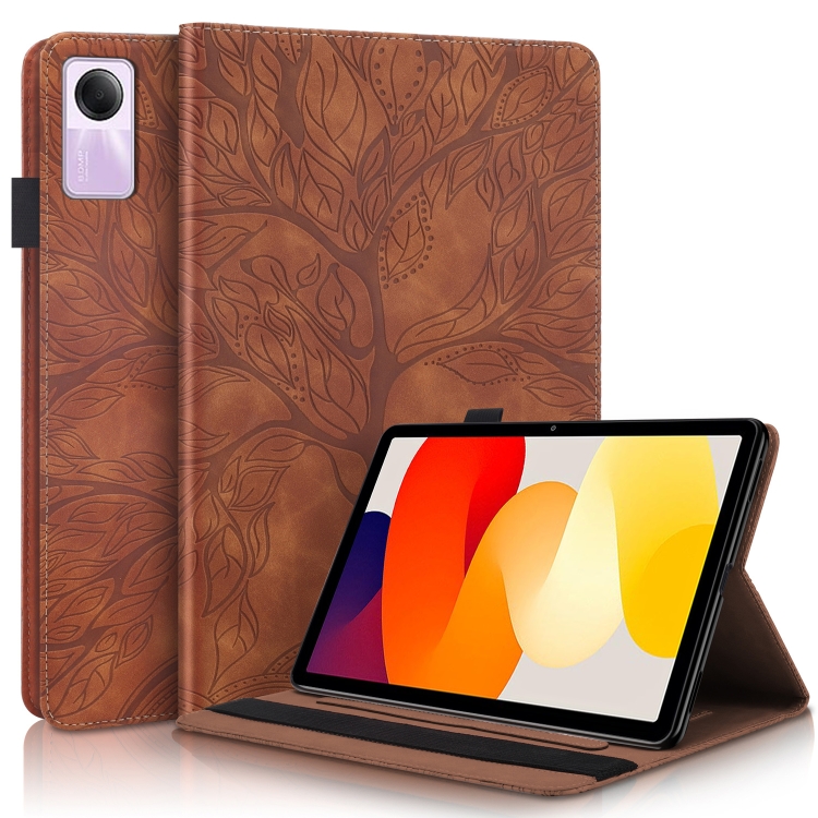 ART TREE Preklopna torbica Xiaomi Redmi Pad SE smeđa