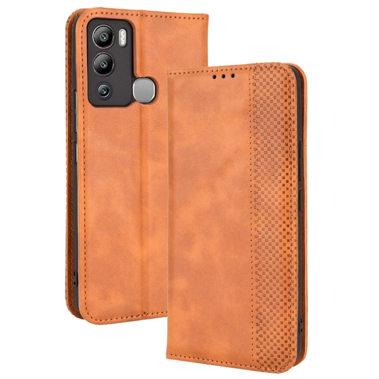 BUSINESS maska za novčanik za Infinix Hot 12i smeđa