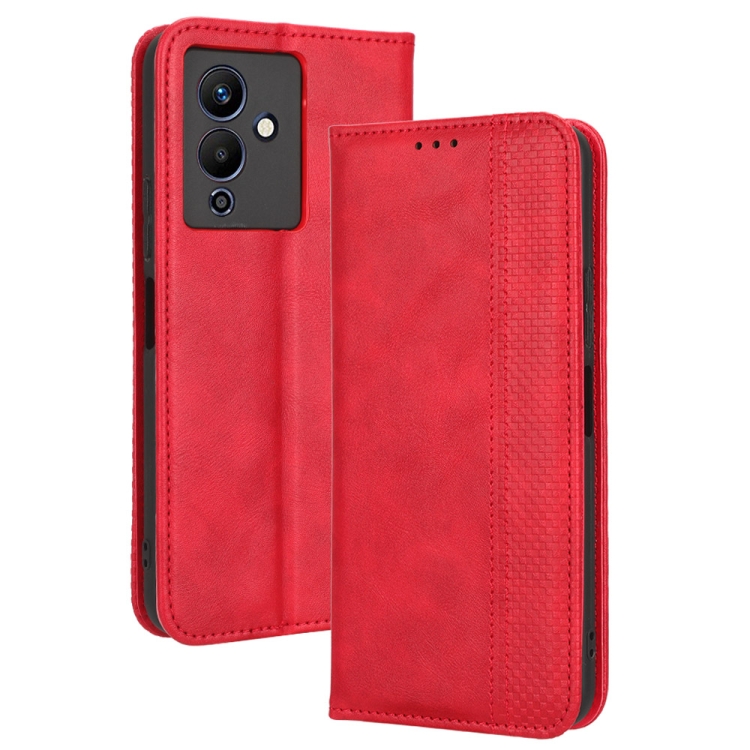 BUSINESS novčanik maska za Infinix Note 12 / Note 12 Pro 5G crvena