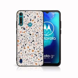 PROTEMIO MY ART Zaštitna navlaka za Motorola Moto G8 Power Lite BEŽ TERRAZZO (162)