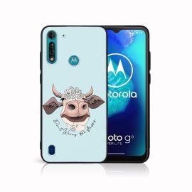 PROTEMIO MY ART Zaštitni poklopac za Motorola Moto G8 Power Lite HAPPY COW (181)
