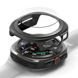RINGKE SLIM Poklopac + zaštitno staklo Samsung Galaxy Watch Ultra / Watch Ultra 2025 TITANIJ BLACK