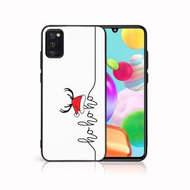 MY ART maskica s božićnim dizajnom Samsung Galaxy A41 HOHOHO (073)