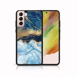 MY ART Zaštitna maska za Samsung Galaxy S22 5G BLUE MARBLE (141)