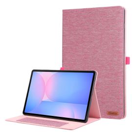 FABRIC Preklopna maska za Samsung Galaxy Tab S10 FE+ ružičasta