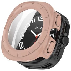 PC FULL COVER Plastična maskica sa staklom za Samsung Galaxy Watch Ultra / Watch Ultra 2025 staroružičasta