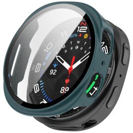 PC FULL COVER Plastično kućište sa staklom za Samsung Galaxy Watch8 44mm tamnozeleno
