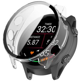 PC FULL COVER Plastično kućište sa staklom za Garmin Forerunner 570 42mm prozirno