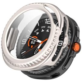 PC FULL COVER Plastična maskica sa staklom za Samsung Galaxy Watch8 Classic 46mm STARLIGHT