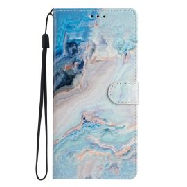 ART Navlaka za novčanik za Motorola Moto G35 5G BLUE MARBLE