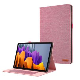 FABRIC Preklopna maskica za Samsung Galaxy Tab S11 ružičasta