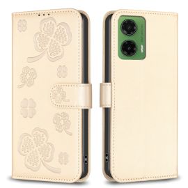 ART CLOVER Omot za novčanik za Motorola Moto G35 5G zlato