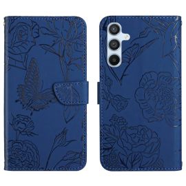 ART BLOSSOM Navlaka za novčanik za Samsung Galaxy A16 / A16 5G plava