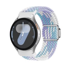 PLETENI najlonski remen za Samsung Galaxy Watch 7 (40 / 44 mm) VIOLETS