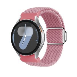 PLETENI najlonski remen za Samsung Galaxy Watch 7 (40 / 44 mm) PINK