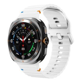 WAVY Silikonski remen za Samsung Galaxy Watch Ultra / Watch Ultra 2025 bijeli