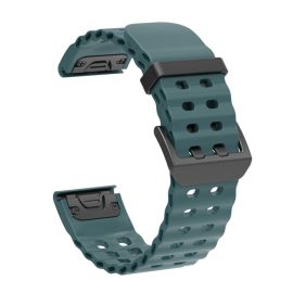 OCEAN Univerzalni remen QuickFit za Garmin - širina 22mm plavo-sivi