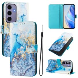 ART Navlaka za novčanik za Samsung Galaxy S24 5G BLUE MARBLE