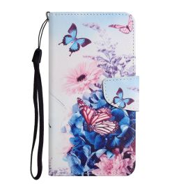 ART Navlaka za novčanik za Samsung Galaxy A06 PURPLE BUTTERFLY