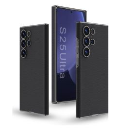 GKK LEATHER KUĆIŠTE Zaštitni poklopac za Samsung Galaxy S25 Ultra 5G BLACK