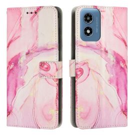 ART MARBLE Novčanik maskica za Motorola Moto G04 / G24 / G24 Power ROSE GOLD