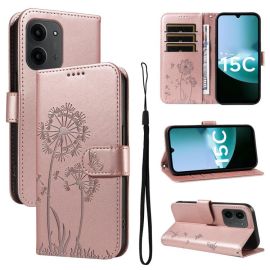 ART DANDELION Novčanik maskica za Xiaomi Redmi 15C / Redmi 15C 5G ružičasta