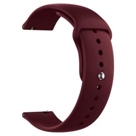 BUTTERFLY Zamjenski univerzalni remen za sat širine 20 mm bordo