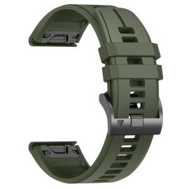 SILICONE Zamjenjiva narukvica QuickFit za Garmin - širina 22 mm tamnozelena