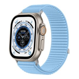 xDfind NYLON Zamjenjivi remen za Apple Watch 44 / 45 / 46 / 49mm svijetloplavi
