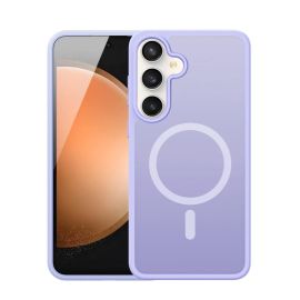 DUX YIND Zaštitna maskica s MagSafe za Samsung Galaxy S25 FE ljubičasta